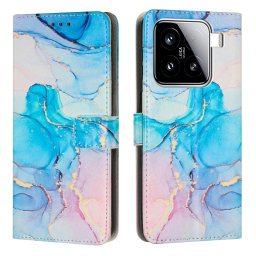 ART MARBLE Pénztárca tok Xiaomi 15 BLUE PINK telefonhoz