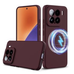 RUBBER MAGSAFE Szilikon tok Xiaomi 15 PLUM COLOR készülékhez