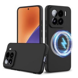 RUBBER MAGSAFE Szilikon tok Xiaomi 15 BLACK készülékhez