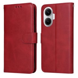 SMOOTH Pénztárca tok Xiaomi Poco F7 piros készülékhez