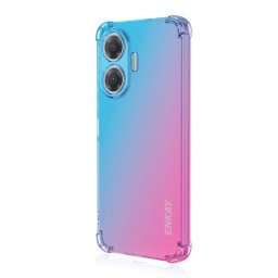 ENKAY GRADIENT Védőtok Xiaomi Poco F7 BLUE PINK készülékhez