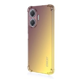 ENKAY GRADIENT Védőtok Xiaomi Poco F7 PURPLE GOLD telefonhoz