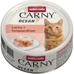 Animonda Carny Ocean lazacos és fiatal szardíniás konzerv (12 x 80 g) 960gr