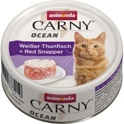 Animonda Carny Ocean fehér tonhalas és vörös sügéres konzerv (36 x 80 g) 2.88kg