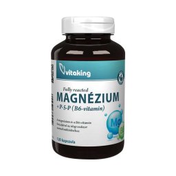 Vitaking Szerves Magnézium + B6-vitamin (P5P) kapszula 120x