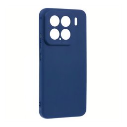 Szilikon telefonvédő (matt) SÖTÉTKÉK Xiaomi 15