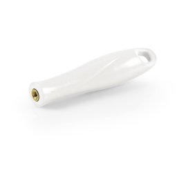 Igeax élelmiszeripari menetes nyél, fehér, 12cm, cső- és üvegtisztító flexibilis hosszabbító szárhoz