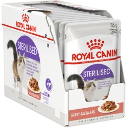 Royal Canin Sterilised Gravy - Ivartalanított felnőtt macska szószos nedves táp (12 x 85 g) 1.02kg