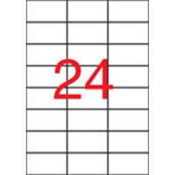 APLI Etikett, 70x37 mm, poliészter, APLI, átlátszó, 240 etikett/csomag