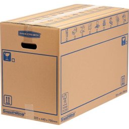 FELLOWES Költöztető doboz, 44x32,5X70 cm, FELLOWES "SmoothMove(TM) Everyday", nagy