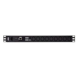 ATEN PE1109G Basic Metered 1U PDU Black