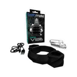 Bathmate Hydro Vibe - hidroterápiás, vibrációs gyűrű (fekete)
