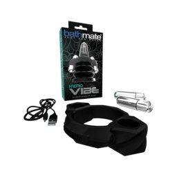 Bathmate Hydro Vibe - hidroterápiás, vibrációs gyűrű péniszpumpához (fekete)