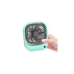 Asztali mini ventilátor USB töltéssel, 2 sebességfokozattal, kompakt kivitel