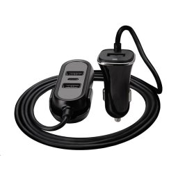 TRACER autós töltő 12-24V Multicharge 3xUSB 7, 2A PD 18W