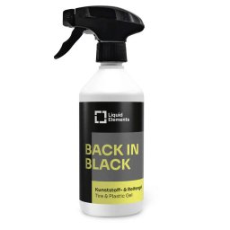 Liquid Elementes Back in Black Gumi- és Műanyagápoló Gél (500ml)