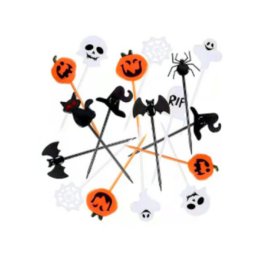 Műanyag halloween falatdísz 10 db/cs