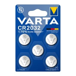 VARTA gombelem (CR2032, 3V, lítium) 5db/csomag