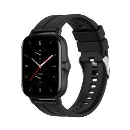 Szilikon szíj Xiaomi Amazfit GTS 2 / GTS 2e / GTS 2 Mini 20mm fekete