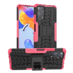 STAND Extra strapabíró burkolat Xiaomi Redmi Note 11 Pro 5G rózsaszín