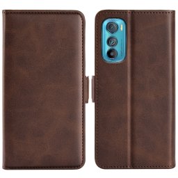 SIDE Wallet tok Motorola Edge 30 sötétbarna