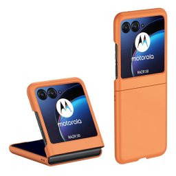 PLASTIC Védő műanyag tok Motorola Razr 60 narancssárga