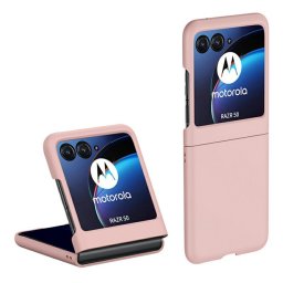 PLASTIC Védő műanyag tok Motorola Razr 60 világos rózsaszínhez