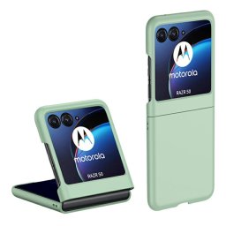 PLASTIC Védő műanyag tok Motorola Razr 60 készülékhez, világoszöld