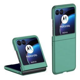 PLASTIC Védő műanyag tok Motorola Razr 60 sötétzöld telefonhoz