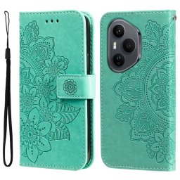 ART MANDALA Pénztárca tok Honor 400 Pro 5G zöld telefonhoz