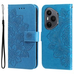 ART MANDALA Pénztárca tok Honor 400 Pro 5G kék színhez