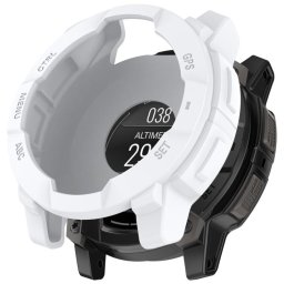 TPU HALF COVER tok Garmin Instinct 3 AMOLED 50mm fehér készülékhez