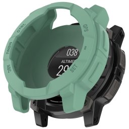 TPU HALF COVER Védőtok Garmin Instinct 3 AMOLED 50mm világoszöld készülékhez