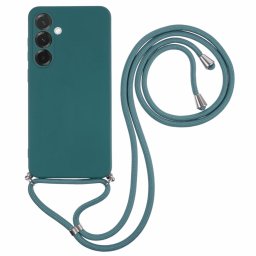 ROPE Tok Samsung Galaxy A56 telefontok zsinórral, sötétzöld