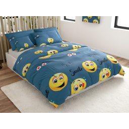 Mikroszálas ágyneműhuzat EMOJI KINYÚJTOTT nyelvvel szürke Ágyneműhuzat mérete: 70 x 90 cm | 140 x 200 cm