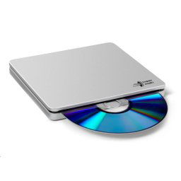 HITACHI LG - Külső DVD-W/CD-RW/DVD±R/±RW/RAM/M-DISC GP70NS50, Blade Ultra Slim, ezüst, doboz SW