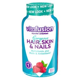 Vitafusion Gyönyörű Haj, bőr, köröm gumivitamin, málna, 135db