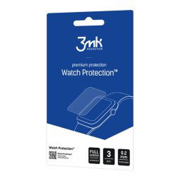 3MK WATCH PROTECTION kijelzővédő fólia 3db (full screen, ultravékony, 0.2mm, PET) ÁTLÁTSZÓ Huawei Watch Fit 4 Pro
