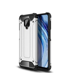 TOUGH Védőburkolat Xiaomi Redmi Note 9S / Note 9 Pro ezüst