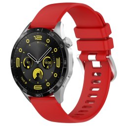 SILICONE Cserélhető szíj Huawei-hoz Watch GT 5 Pro 46mm piros