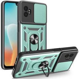 RING CAMERA Védőtok tartóval Samsung Galaxy Xcover 7 Pro zöld színben
