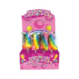 Rainbow Cock Pop - pénisz alakú gyümölcsös nyalóka (85 g)
