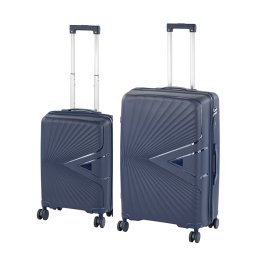 TraveLux Endure II gurulós bőrönd szett kék