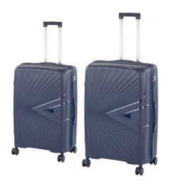 TraveLux Endure IV gurulós bőrönd szett kék