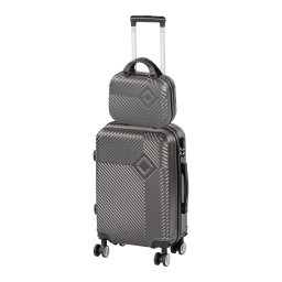 TraveLux Pro III gurulós bőrönd szett szürke