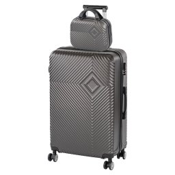 TraveLux Pro V gurulós bőrönd szett szürke
