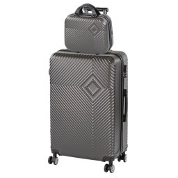 TraveLux Pro VIII gurulós bőrönd szett szürke