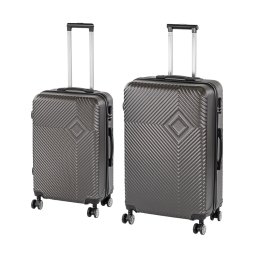 TraveLux Pro XI gurulós bőrönd szett szürke