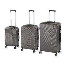 TraveLux Pro XXI gurulós bőrönd szett szürke