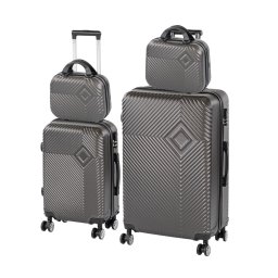 TraveLux Pro XXIII gurulós bőrönd szett szürke